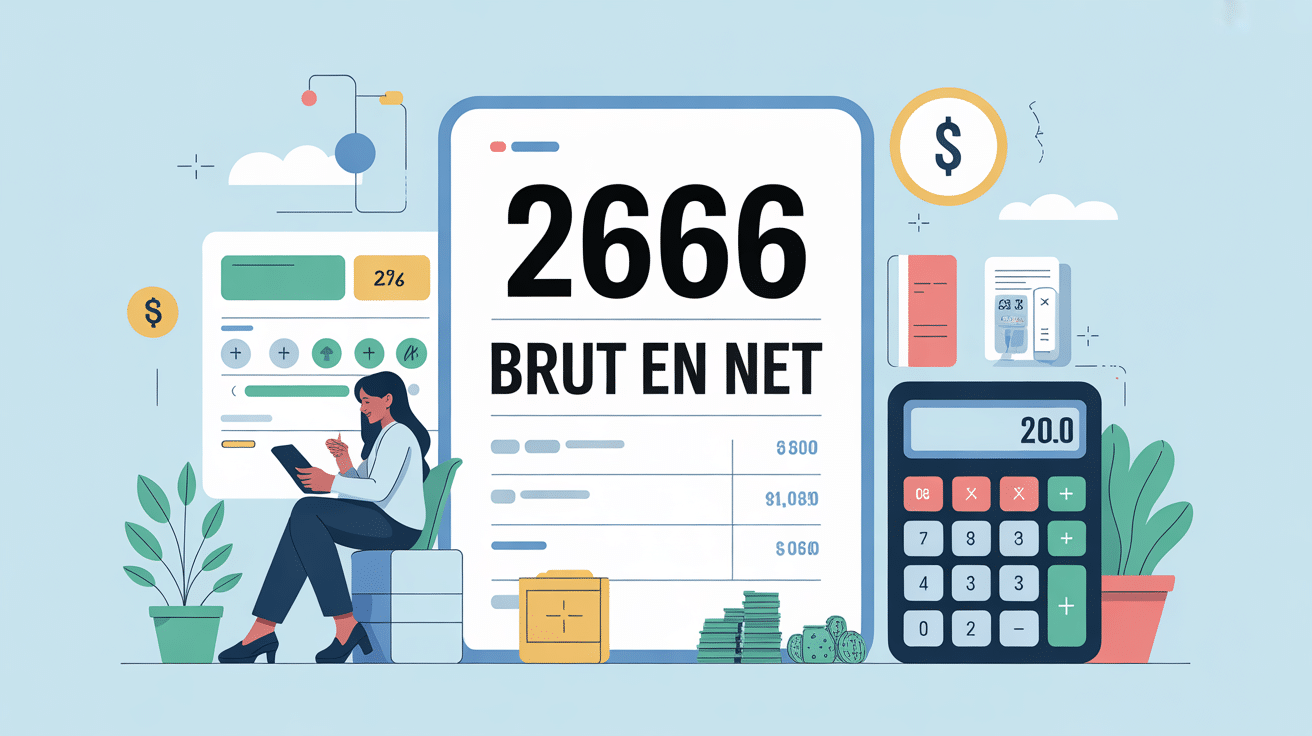 illustration principale 2666 brut en net fiche de paie et calculatrice