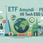 Illustration ETF amundi pea us tech esg ucits etf secteur technologique américain responsable
