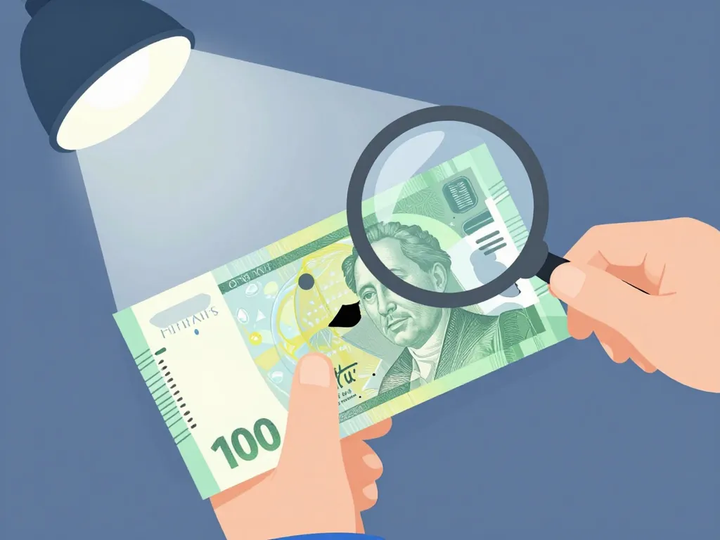 billet marque au feutre noir contrôle authenticité