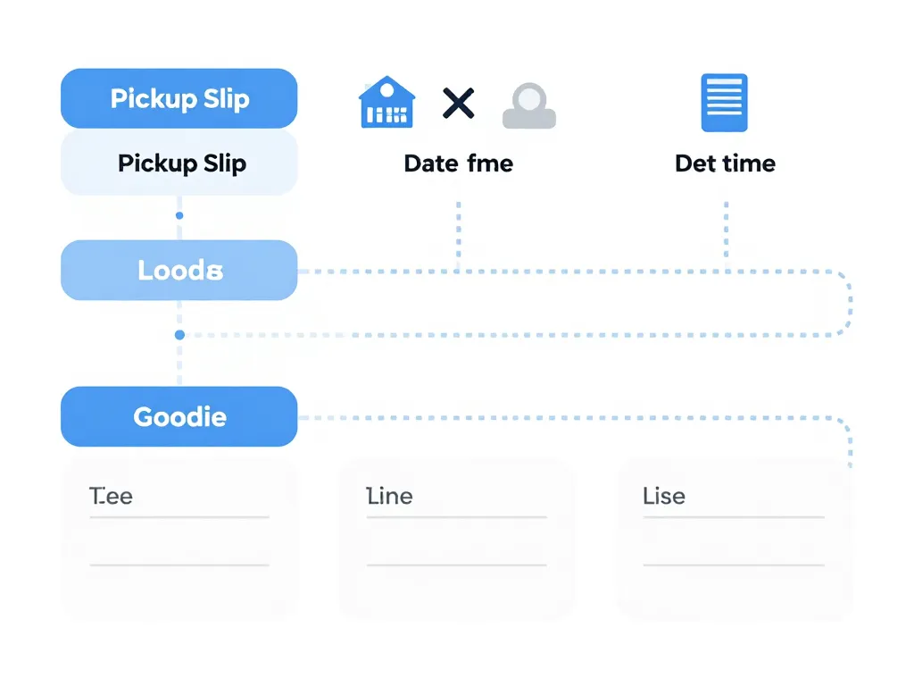 schéma des mentions obligatoires sur un bon d'enlèvement