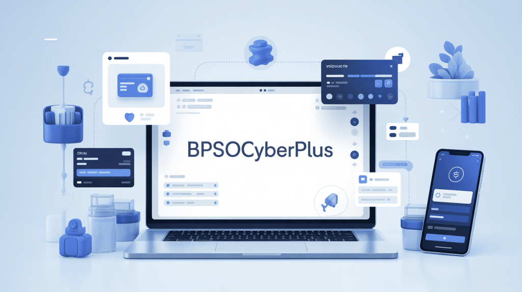 Illustration bpsocyberplus interface banque sécurisée