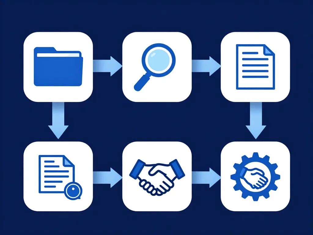 diagramme étapes lender processing cycle prêt