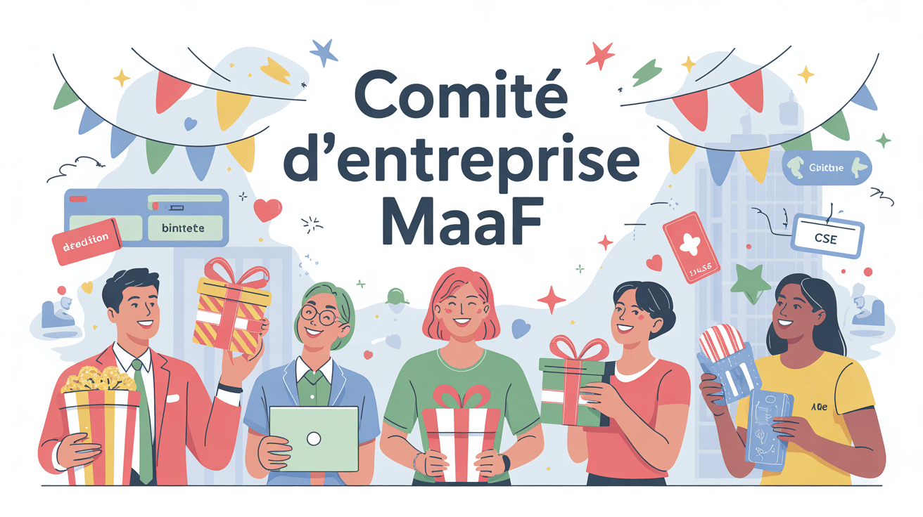 illustration comité d'entreprise maaf avantages offres collaborateurs
