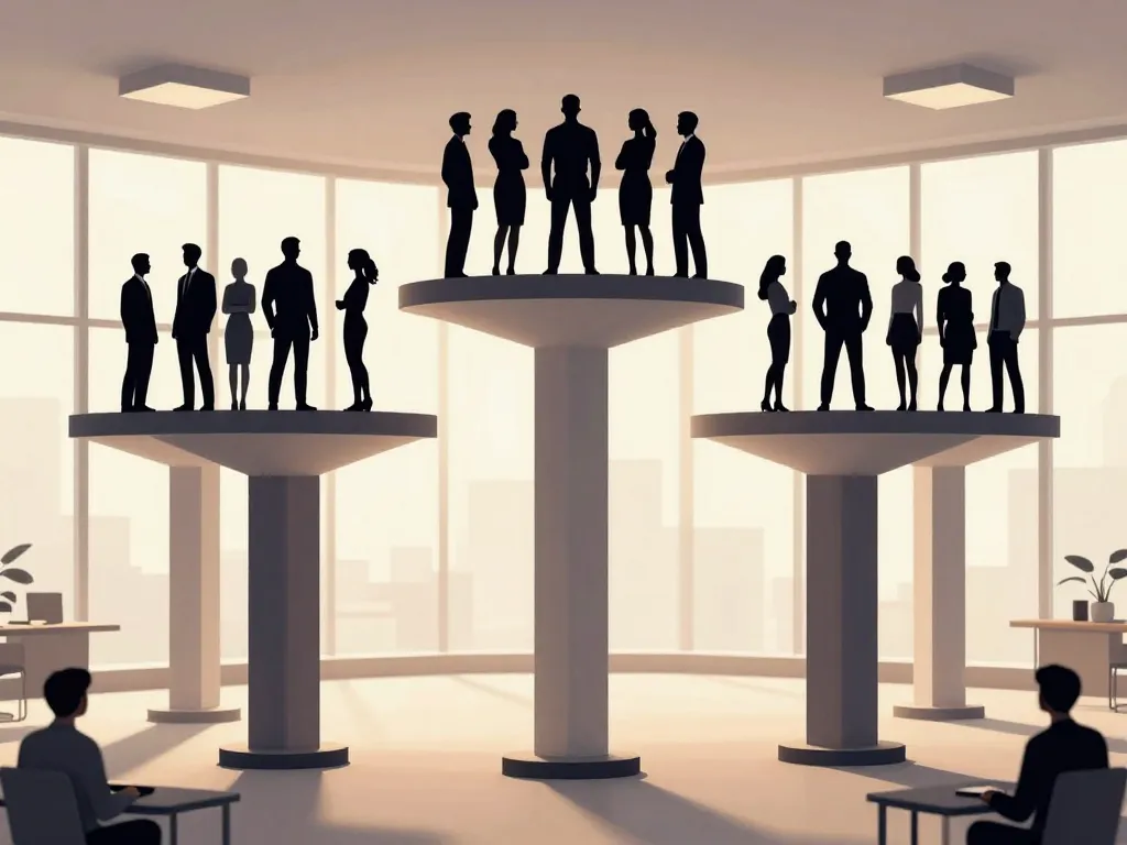 Métaphore solide au sein de l'entreprise cadre travail équipe