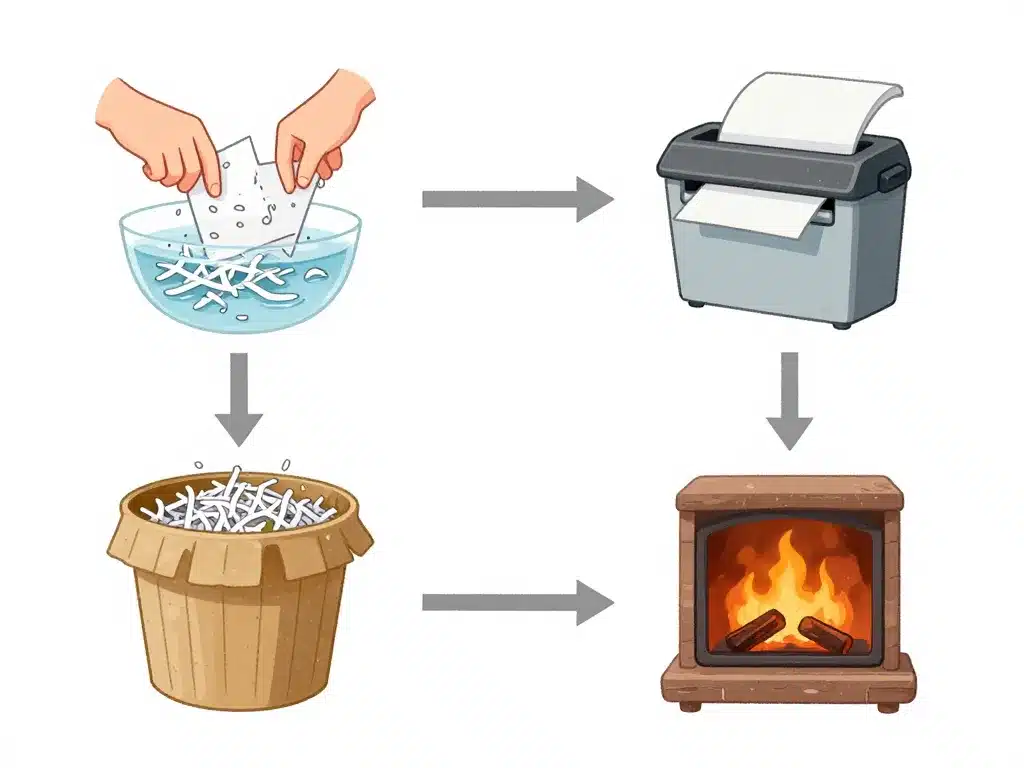 alternatives maison destruction de documents gratuit diy