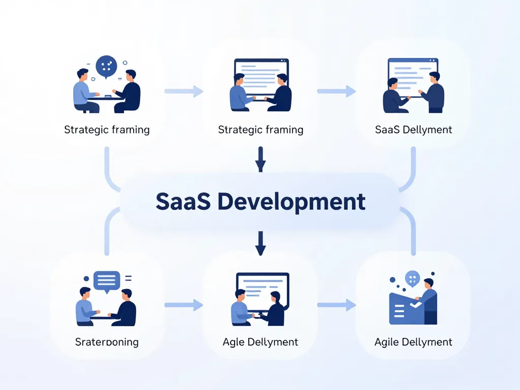 diagramme méthodologie développement de solutions saas roumane and companies étapes projet