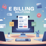 illustration e billing solutions facturation électronique moderne