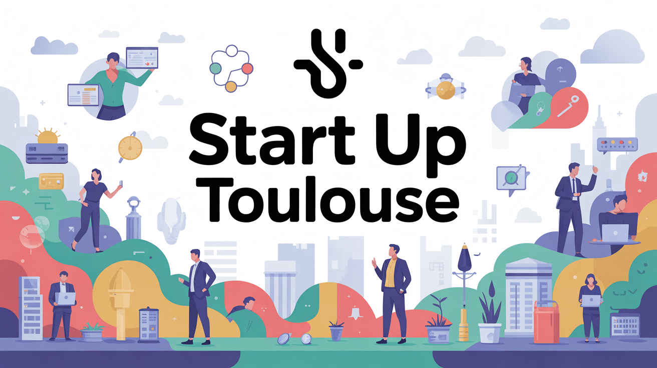 Illustration écosystème start up Toulouse