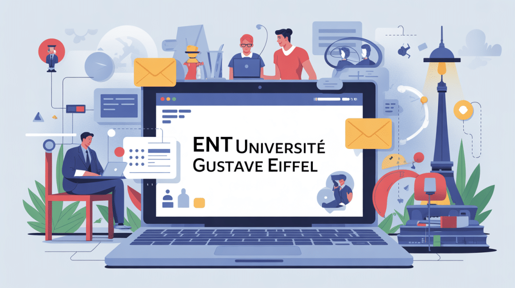 ent univ gustave eiffel illustration portail numérique
