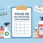 fiche de suivi de nettoyage des locaux vue générale organisation