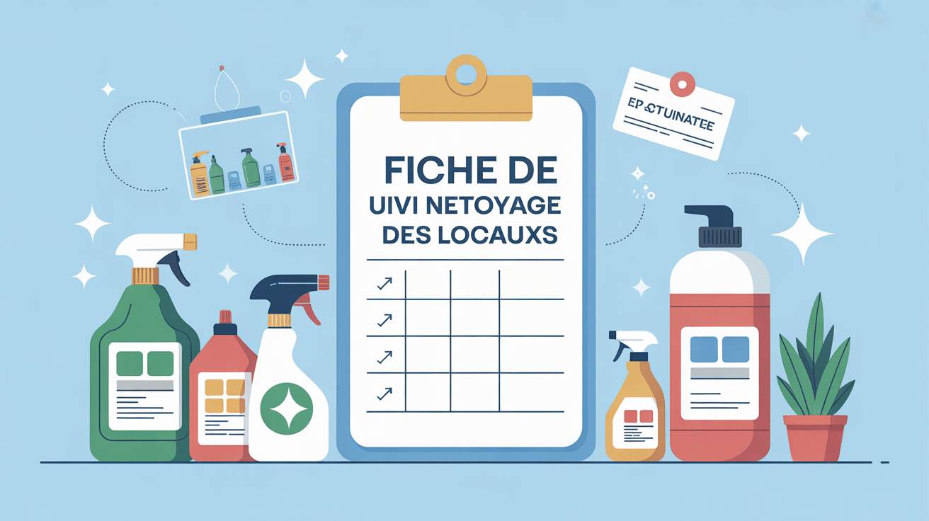 fiche de suivi de nettoyage des locaux vue générale organisation