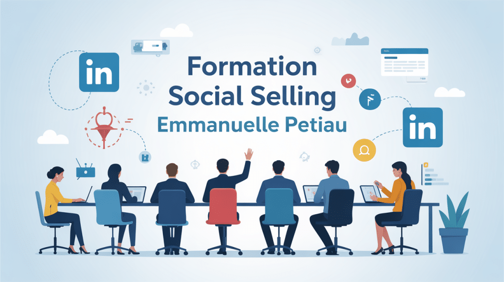 formation social selling emmanuelle petiau linkedin professionnels B2B