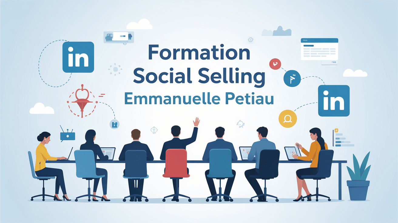 formation social selling emmanuelle petiau linkedin professionnels B2B