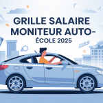 grille salaire moniteur auto-école 2024 visuel principal moderne