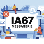 ia67 messagerie illustration communication éducative
