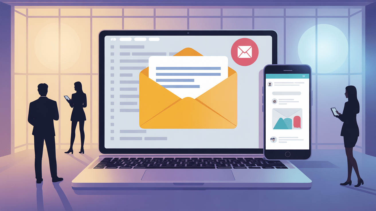 illustration accès sécurisé ia72 webmail sur ordinateur et mobile