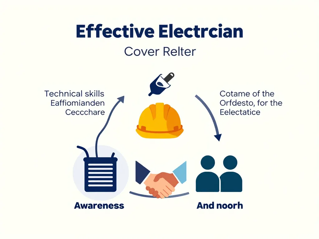 diagramme visuel bases lettre de motivation electricien