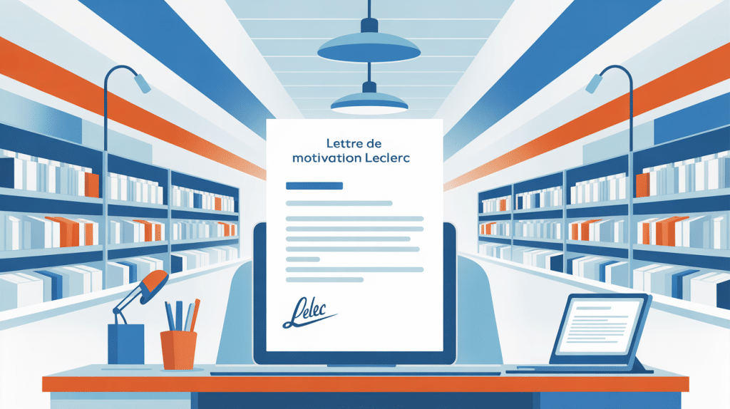 illustration réussite candidature lettre de motivation leclerc