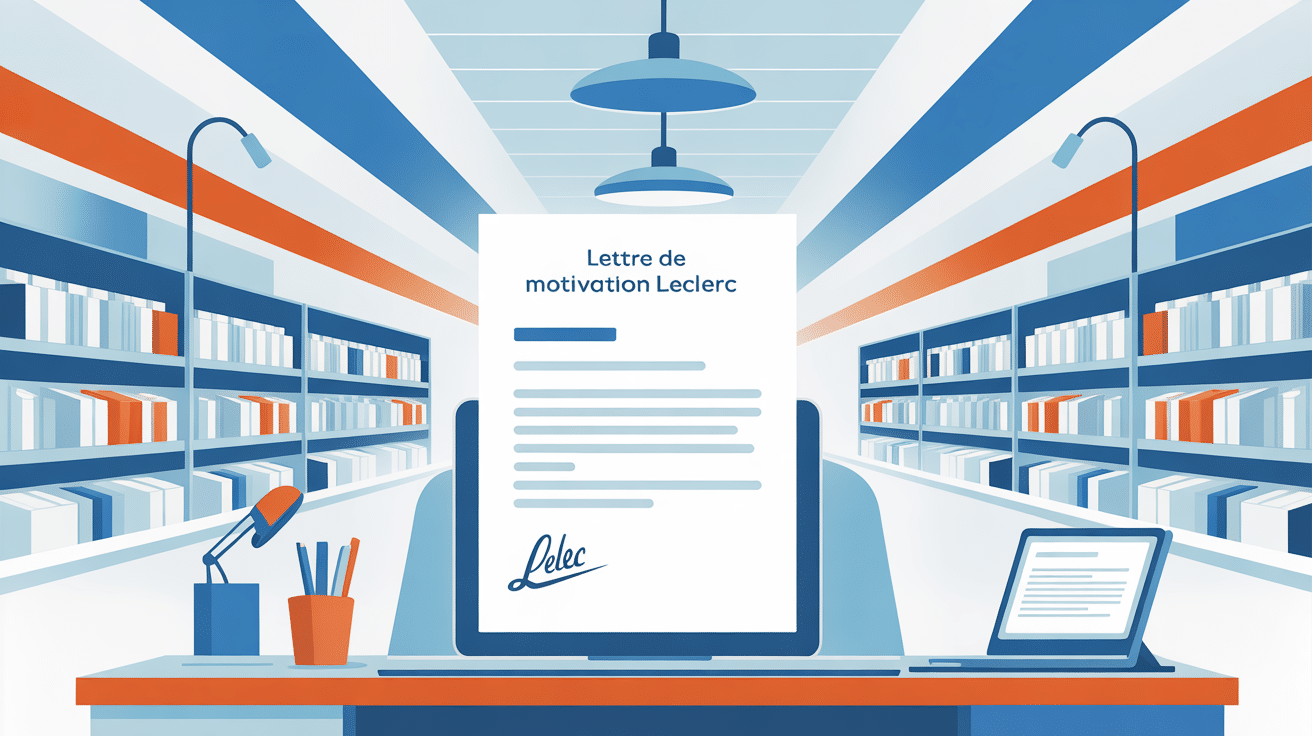 illustration réussite candidature lettre de motivation leclerc