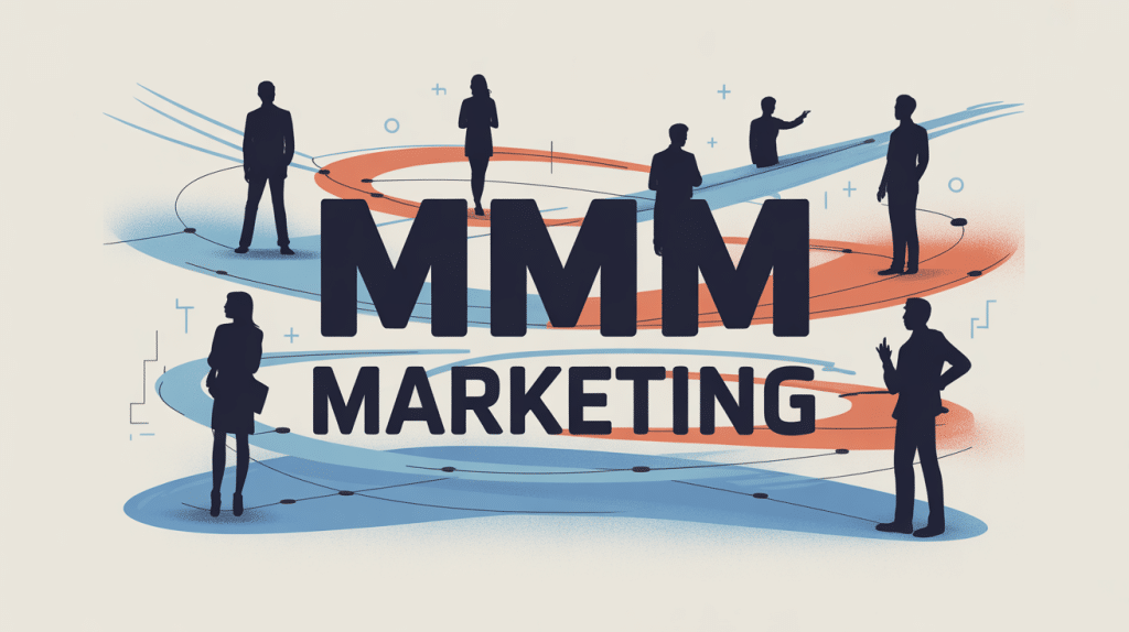 illustration mmm marketing réseaux digital