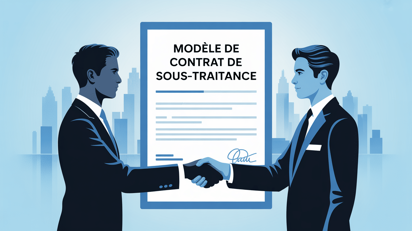 modèle de contrat de sous traitance sécurisation relation