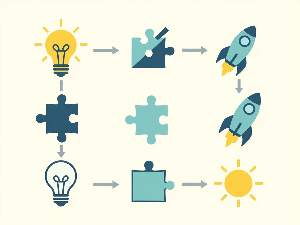 diagramme processus accroche insta visuel etape