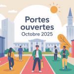 étudiants explorent établissements portes ouvertes octobre 2024