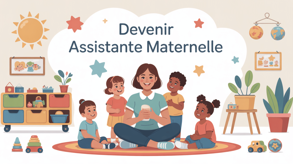 pourquoi devenir assistante maternelle image ambiance chaleureuse enfants