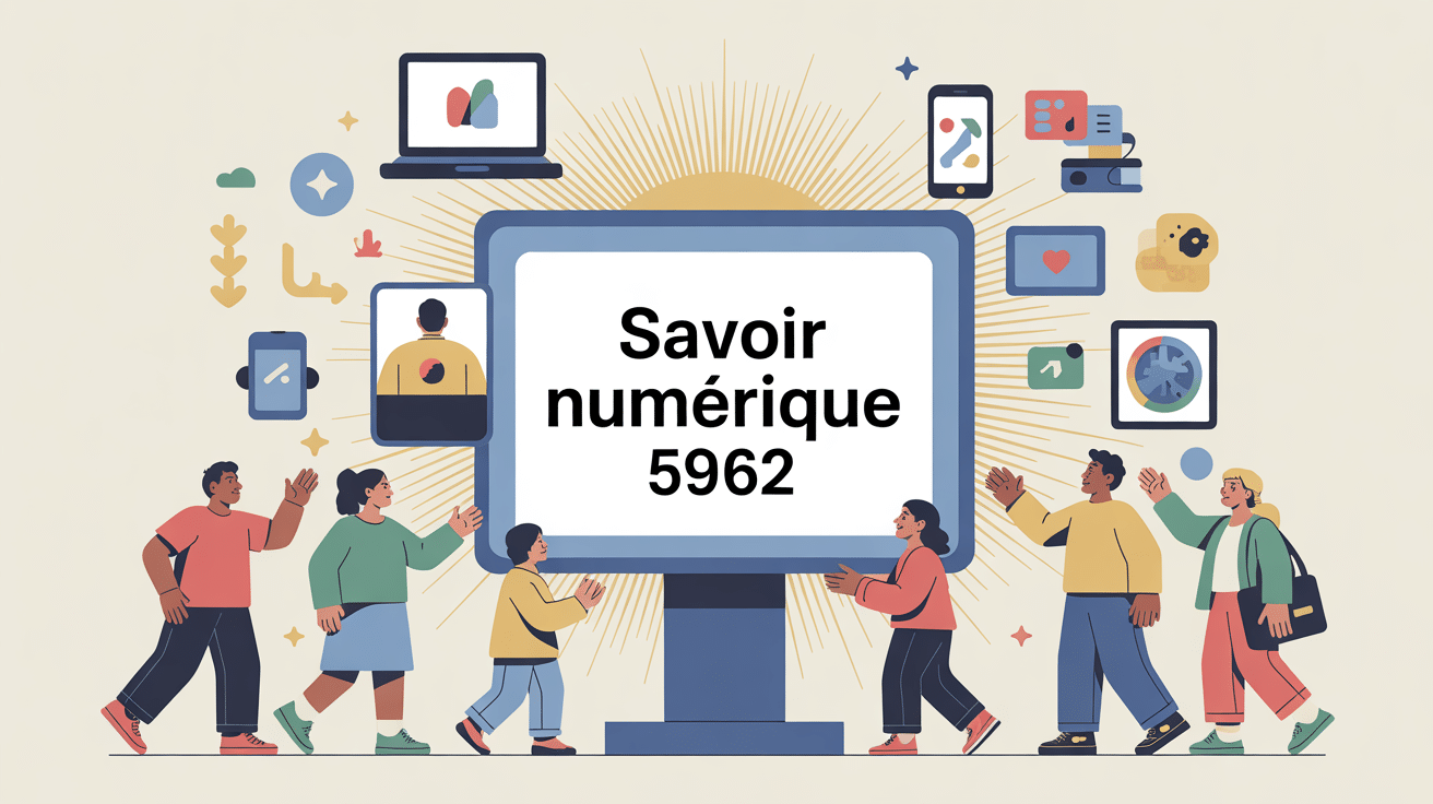 savoir numerique 5962 illustration accompagnement numérique Nord Pas-de-Calais
