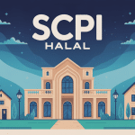 SCPI halal illustration immobilier France moderne