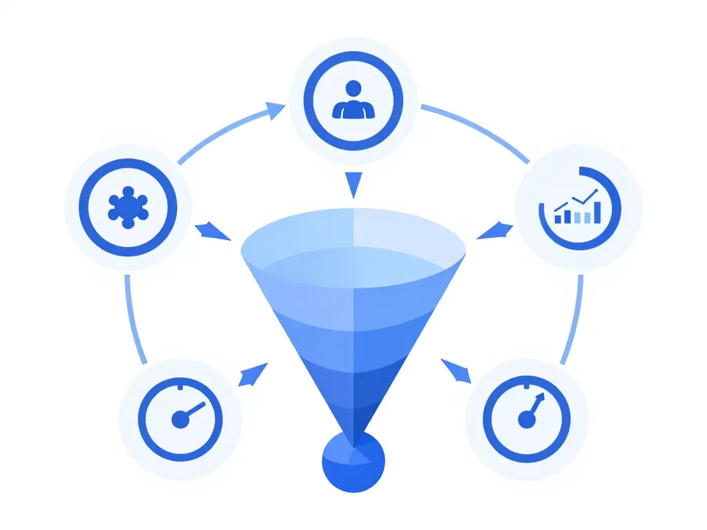 Diagramme stratégie SMA marketing étapes et optimisation