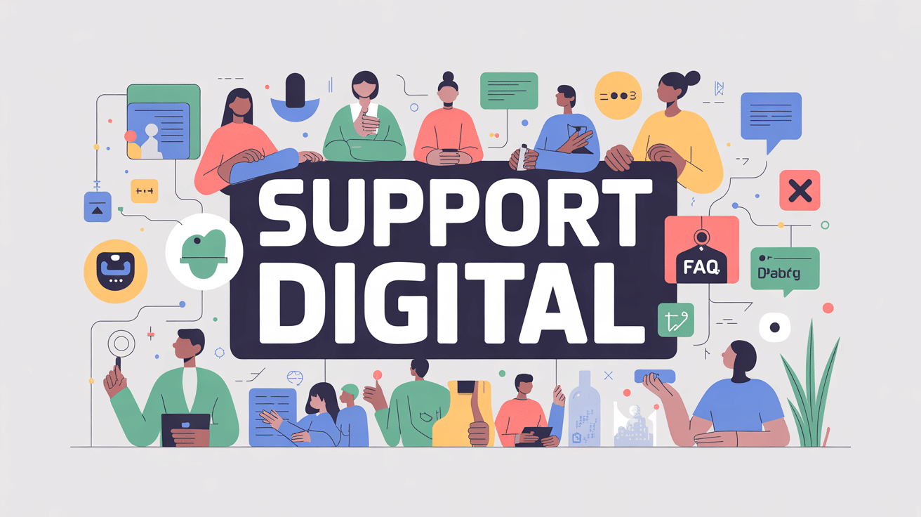 Support digital, connexion utilisateurs, outils digitaux variés