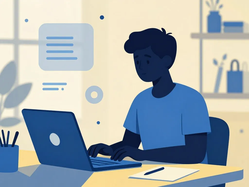 scène télétravail travailler chez soi pour kiabi 2025