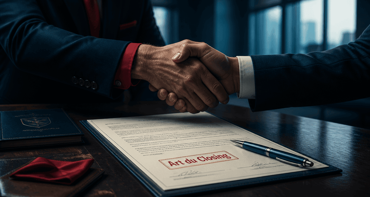 comment faire du closing poignée de main signature