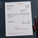 compte comptable interim facture 6211 sur bureau