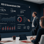 équipe analysant crm sur mesure