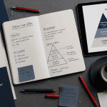 définir son offre, bureau organisé, carnet, schéma d’offre