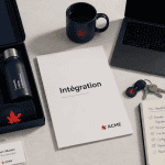 intégration entreprise kit de bienvenue bureau
