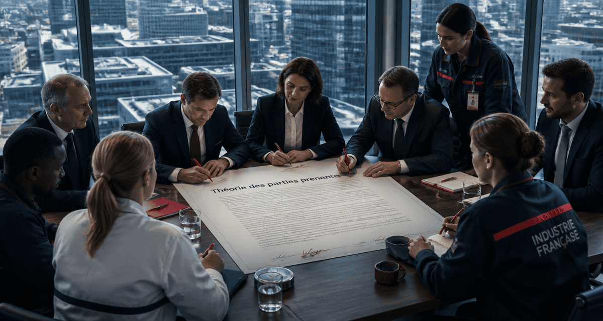 theorie des partie prenante table reunion document