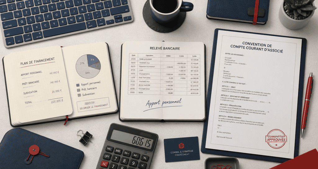 virement compte perso vers compte pro comptabilité, bureau, relevé bancaire