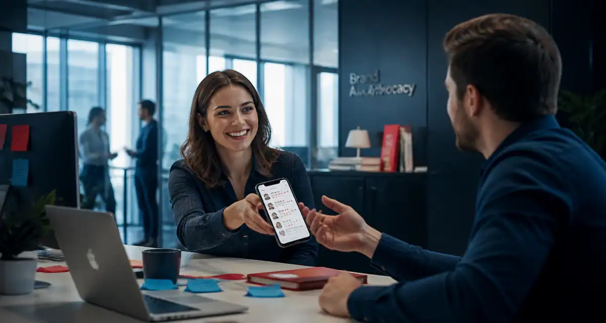collaborateurs partagent avis clients brand advocacy