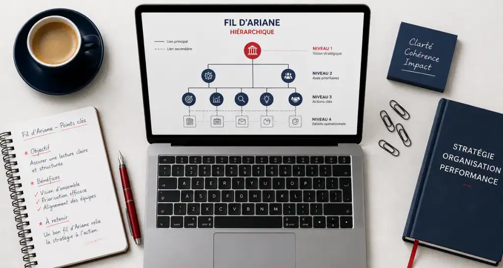 breadcrumbs seo schéma fil d'Ariane sur bureau