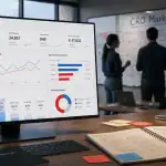 tableau de bord cro marketing et équipe