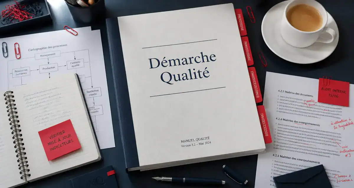 définition démarche qualité dossier sur bureau
