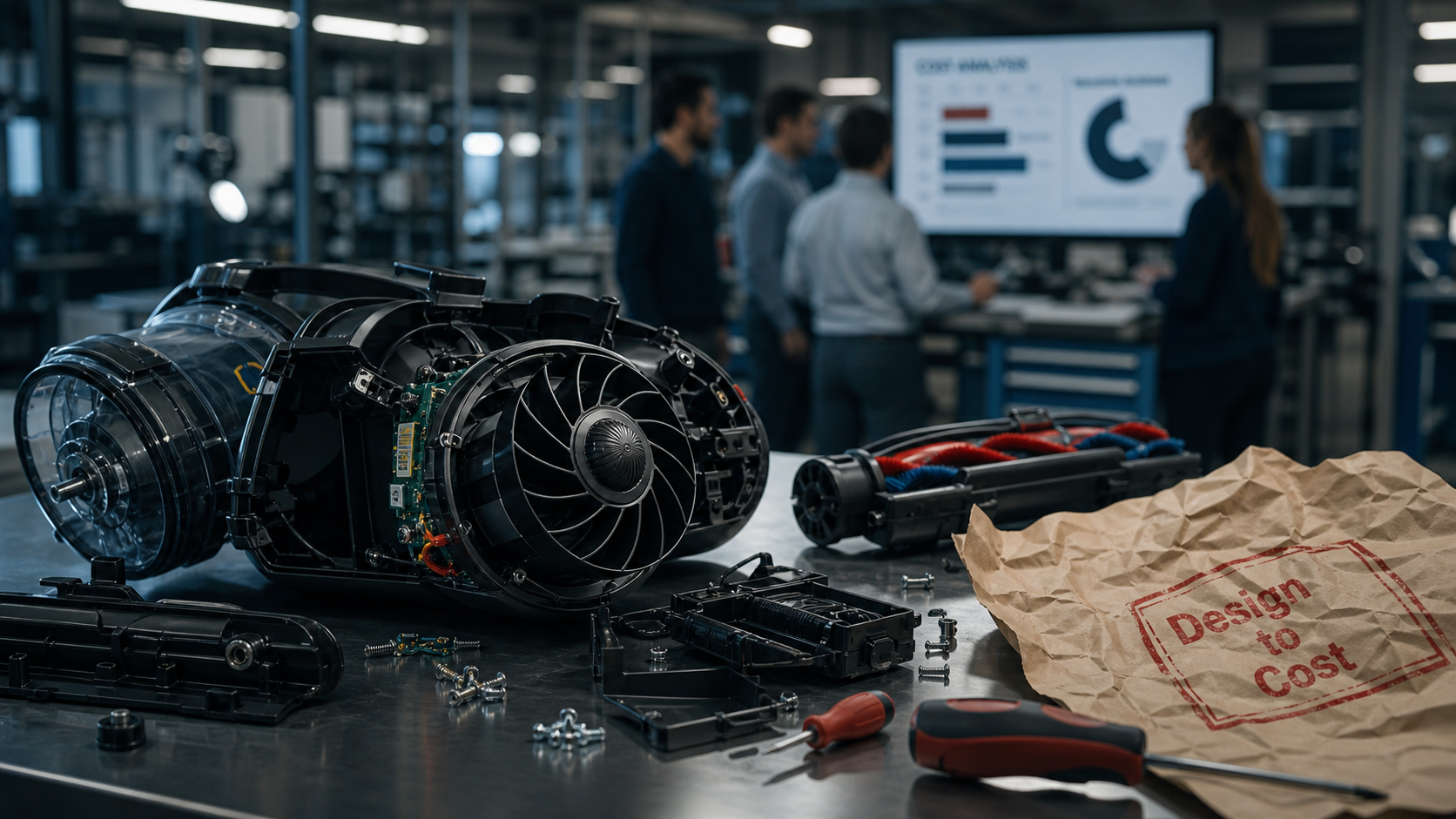 Design to cost pour réduire les coûts de production en atelier industriel