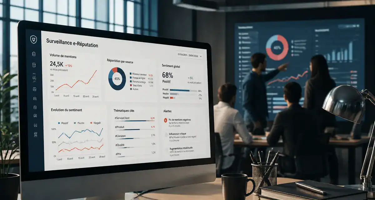 e reputation outils tableau de bord open space