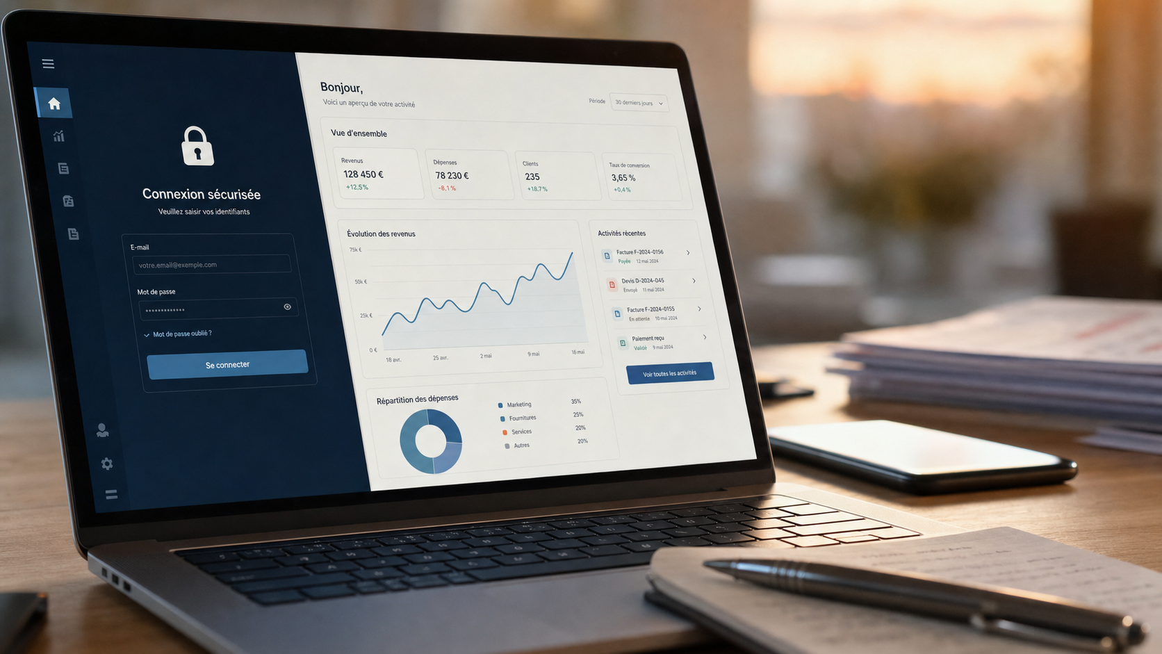 Factomos connexion : connexion espace client sécurisée