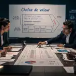 La chaine de valeur de Porter en réunion stratégique