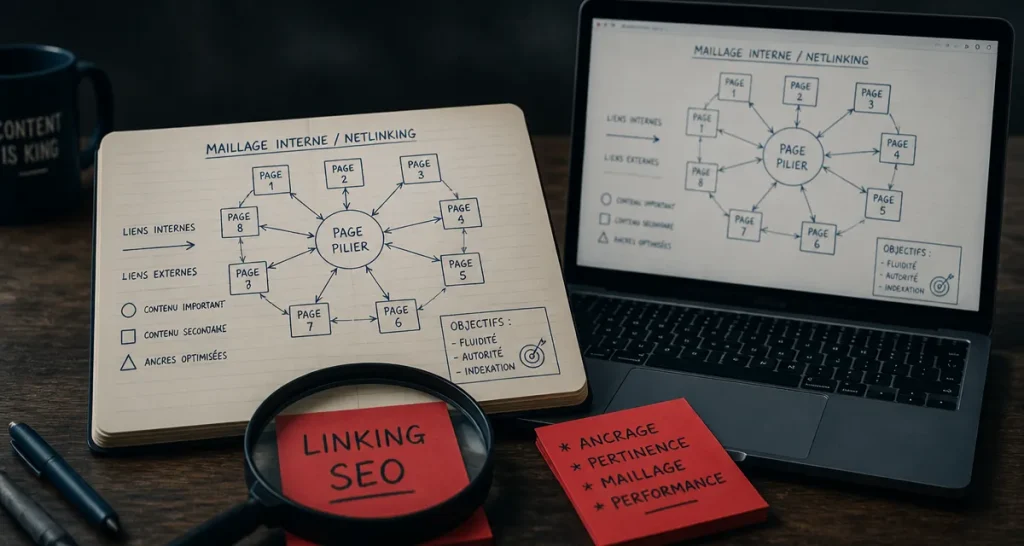 Linking seo : schéma netlinking et autorité SEO