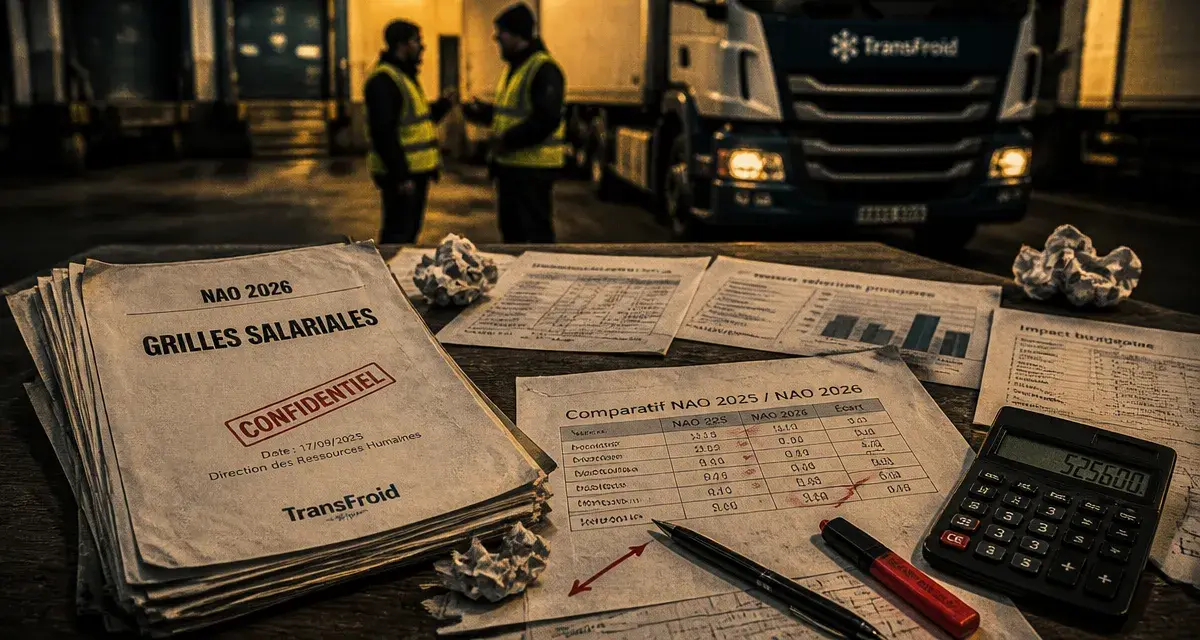 NAO transports routier 2026 : hausse 1 % et crise pouvoir d’achat